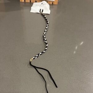 Free People NWT Black and White Hair Braid in Accessory